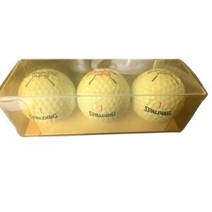 Vintage 1996 Enjoy Life Inc. 3 Pc. Golf Ball Set ''Sweet Retirement'' Spalding 1